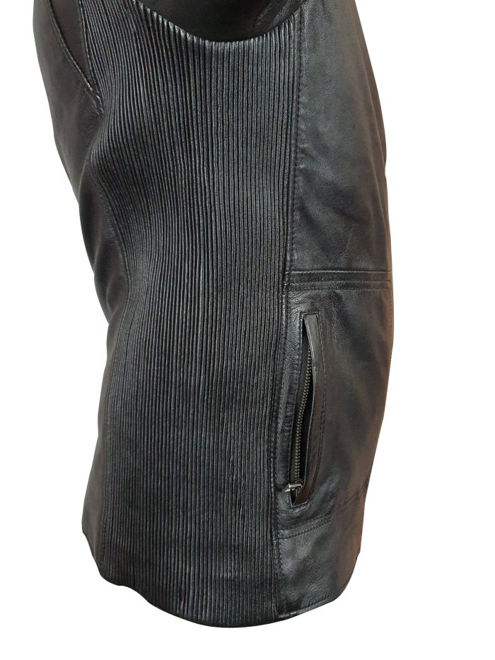 Cleve’s leather jacket with Stretch Leather - Image 6