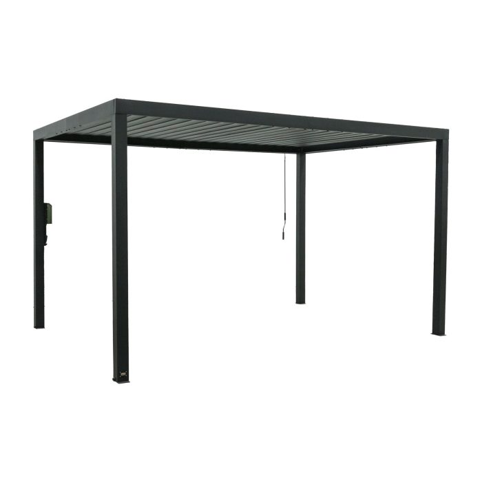 14×10 Sarasota Steel Louvered Pergola - Image 14