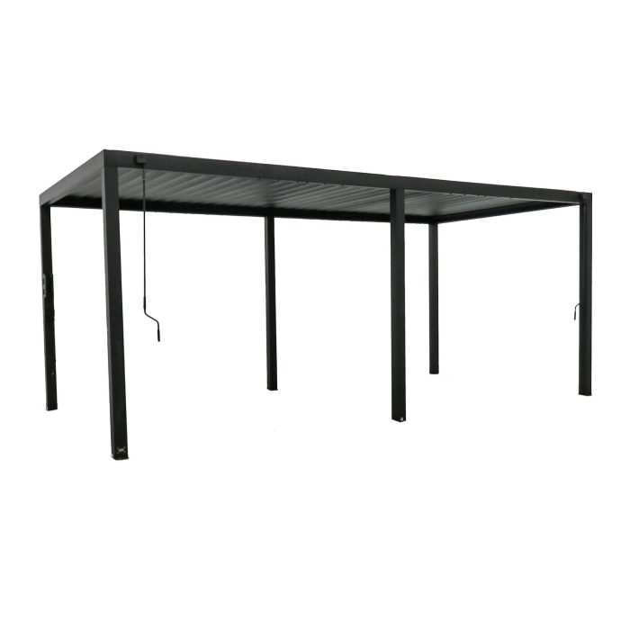 20×10 Sarasota Steel Louvered Pergola - Image 14