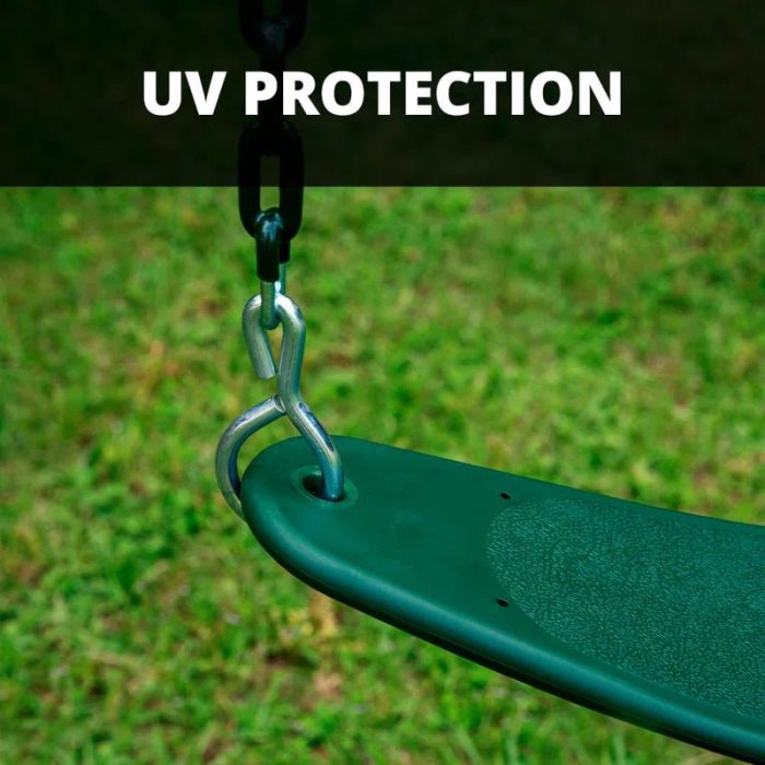 Five Star II Space Saver Swing Set with Wood Roof - Image 8