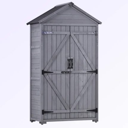 3 ft. W x 1 ft. 8 in. D Solid Wood Storage Shed