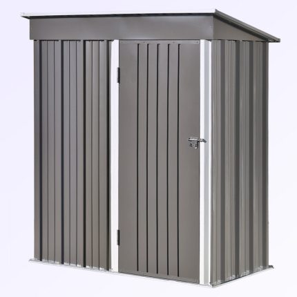 5 ft. 3 in. W x 3 ft. D Metal Storage Shed