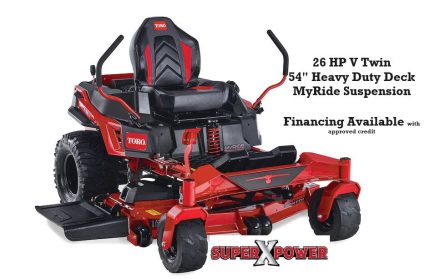 54″ TORO TITAN  with MYRide Suspension 26 HP Kohler