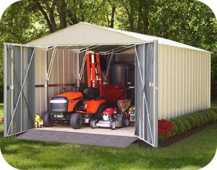 Arrow 10×10 Commander Metal Storage Shed Kit