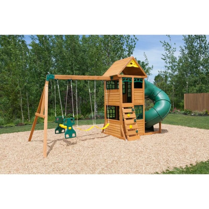 Cloverdale Wooden Swing Set - Image 7