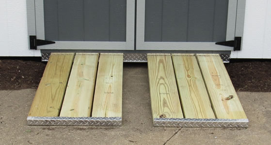 Optional Wood Ramp Kit