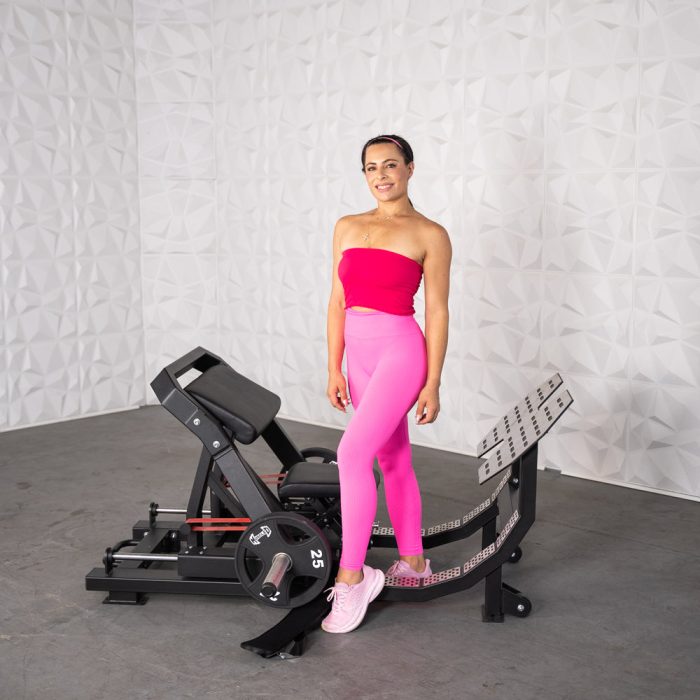 Excel Hip Thrust Glute Machine – Muscle D Fitness – Plate Loaded Hip Thrust – Band Compatable – Easily Adjustable - Image 5
