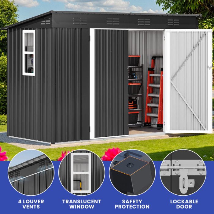 Galvanized Steel Storage Shed - Image 4
