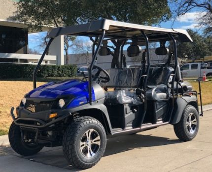 6 Seater Gas Golf Cart GVX Limo EFI Utility Vehicle Six Passenger UTV 2WD/4WD - CAZADOR LIMO 400cc