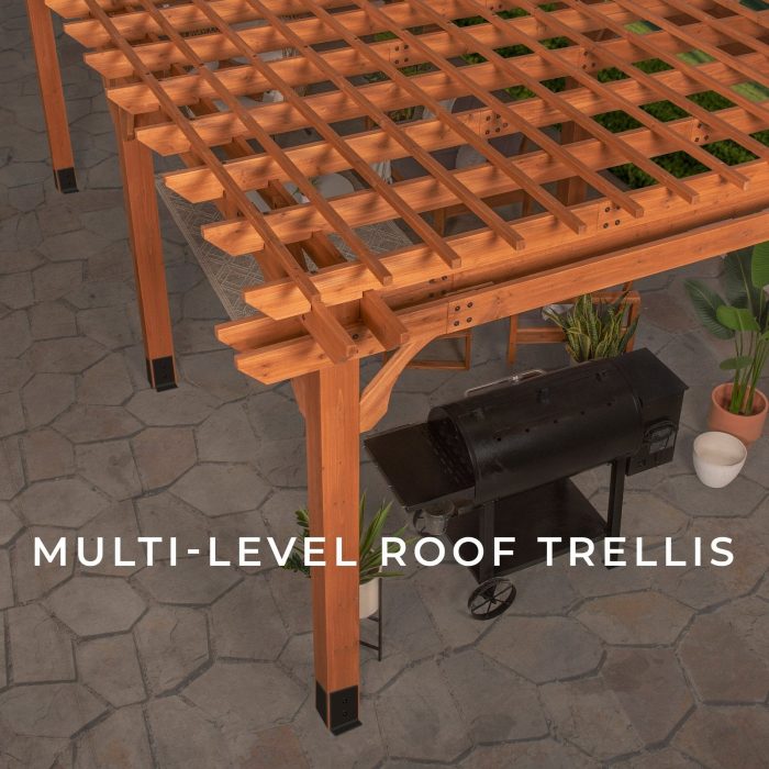 20×12 Beaumont Pergola - Image 10