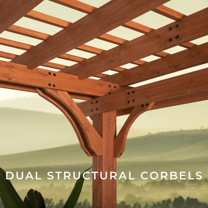 20×12 Beaumont Pergola - Image 12