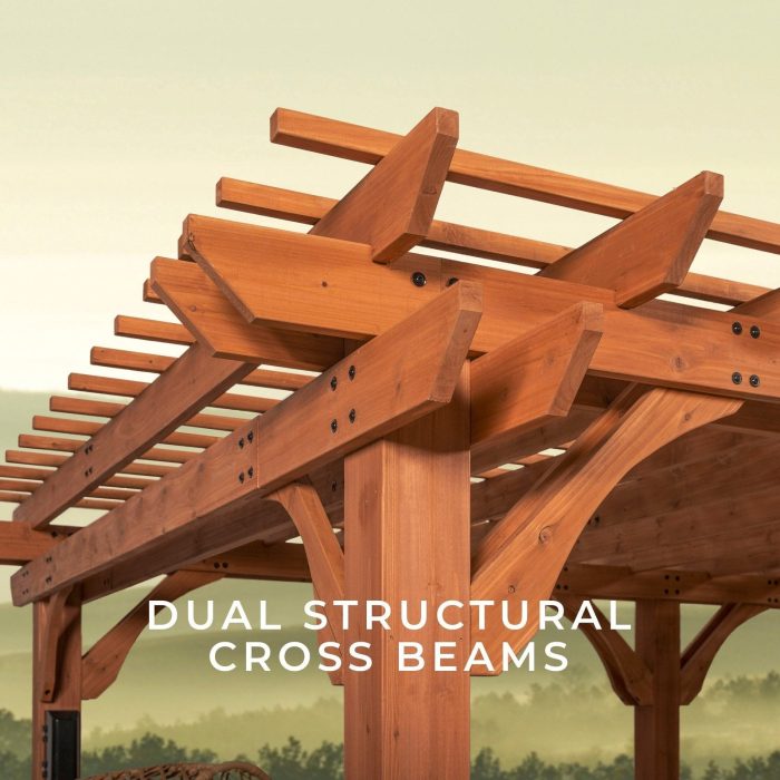 20×12 Beaumont Pergola - Image 13