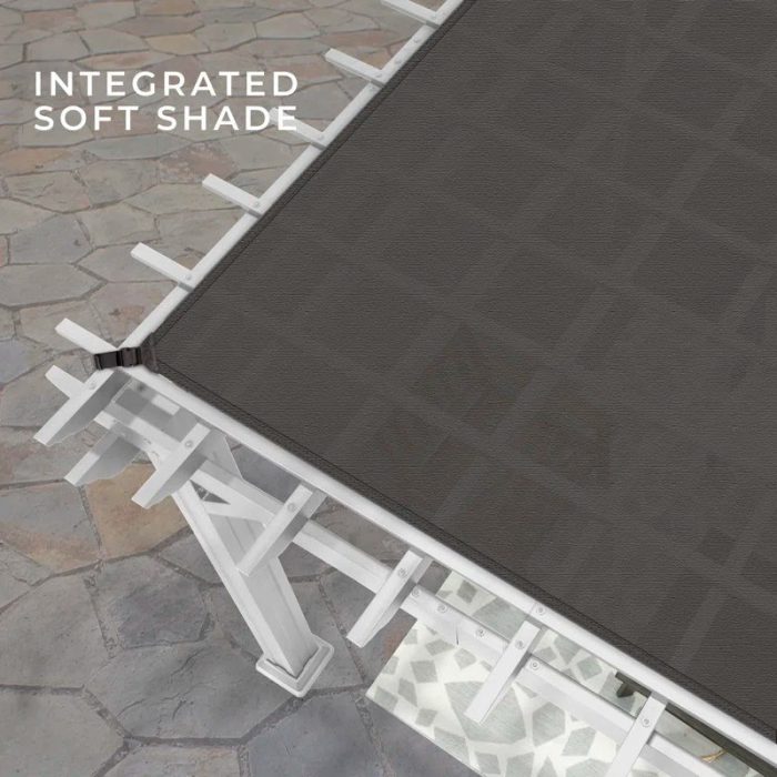 16′ X 12′ Traditional Steel Pergola - Image 5