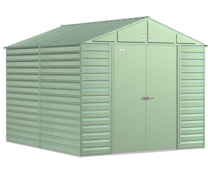 Arrow 10×12 Select Metal Shed Kit – Sage Green