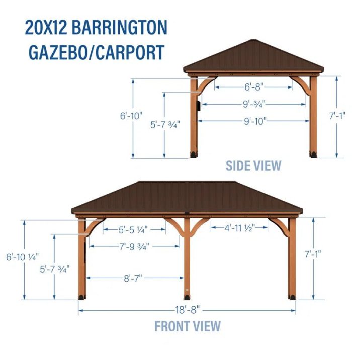 20 X 12 Barrington Gazebo - Image 9