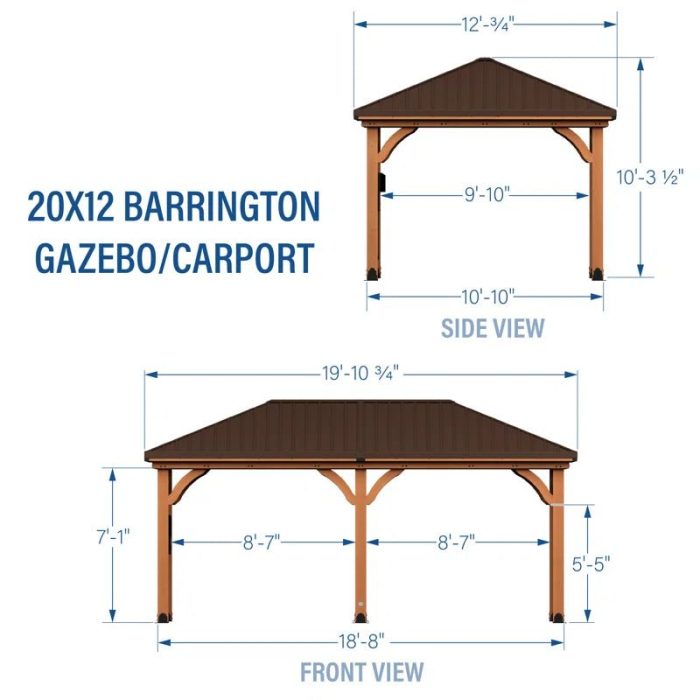20 X 12 Barrington Gazebo - Image 8