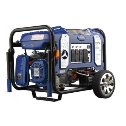 Ford 11050/9000-Watt Dual Fuel Gasoline/Propane Powered Electric/Recoil Start Portable Generator with 457 CC Ducar Engine